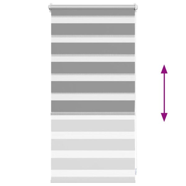 Зебра щора 40,9x100 см Ширина на плата 36,7 см сива