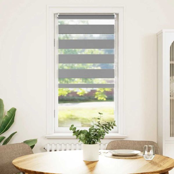 Зебра щора 60,9x120 см Ширина на плата 56,7 см сива