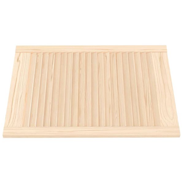 Врати за шкафове с решетен дизайн 4 бр 69x49,4 см бор масив