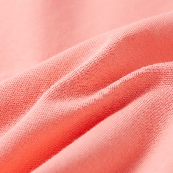 Детска тениска, светъл корал, 116