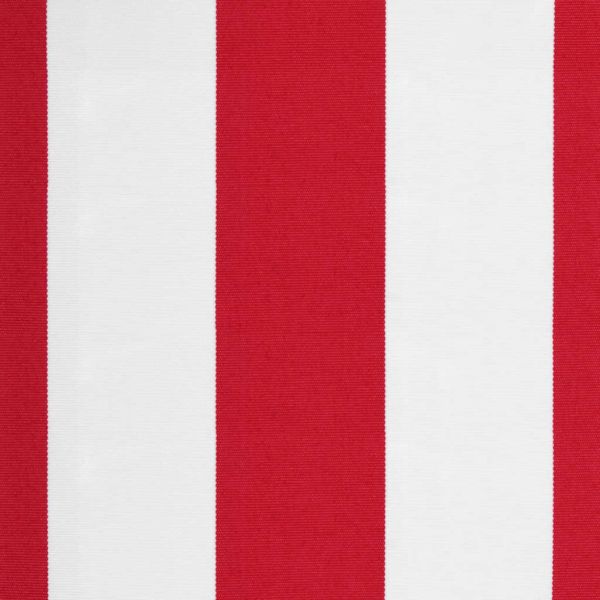 Резервно платнище за тенти, червено-бели ленти, 3х2,5 м