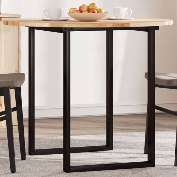 Плот за маса, кръгъл, Ø90x2 см, акациево дърво масив