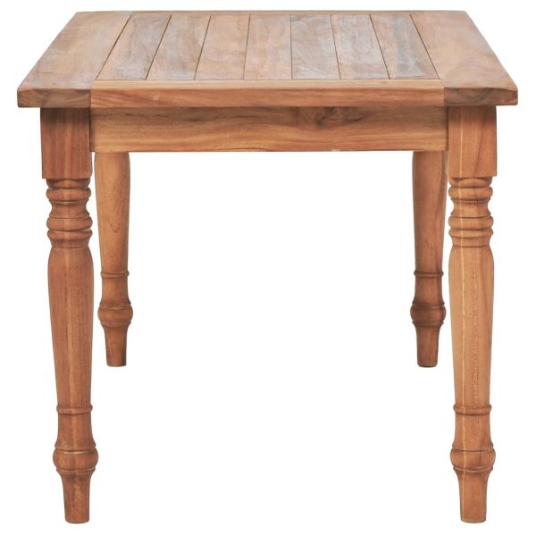Маса за кафе Батавия тиково дърво 90x50x45 см