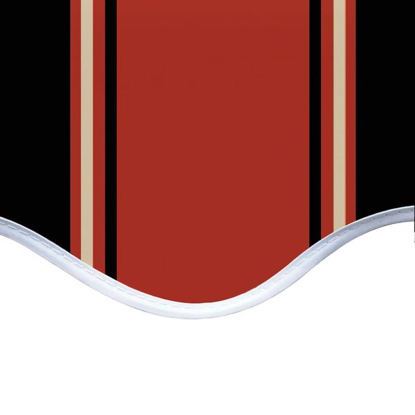 Резервно платнище за тенти, оранжево и кафяво, 6x3,5 м