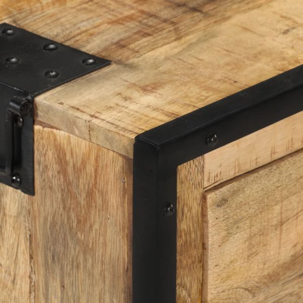 Бюфет, 80x31x71 см, грубо мангово дърво масив