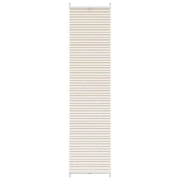 Плисирана щора 40 х 200 см, цвят крем