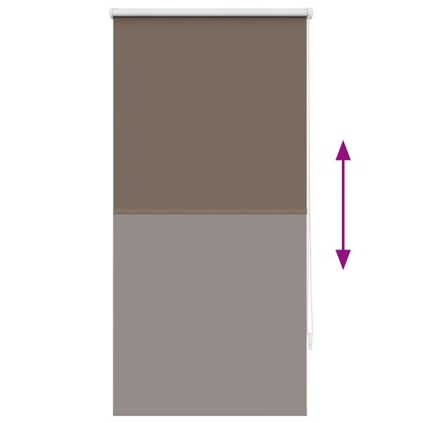 Ролетна щора с плътно затъмняващо покритие 64,4x120 см, ширина на плата 60 см, цвят кафе