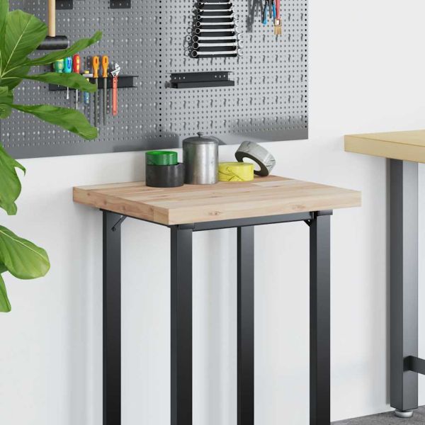 Плот за бюро, необработен, 100x50x4 см, масивно дърво акация