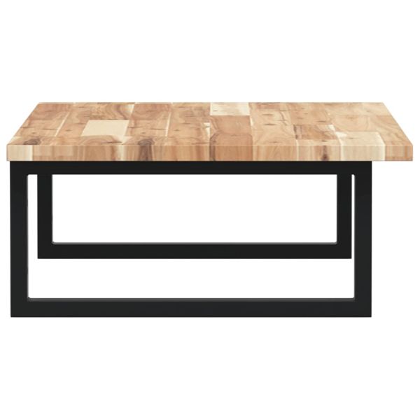 Стенен рафт за мивка, стомана и масивно дърво акация