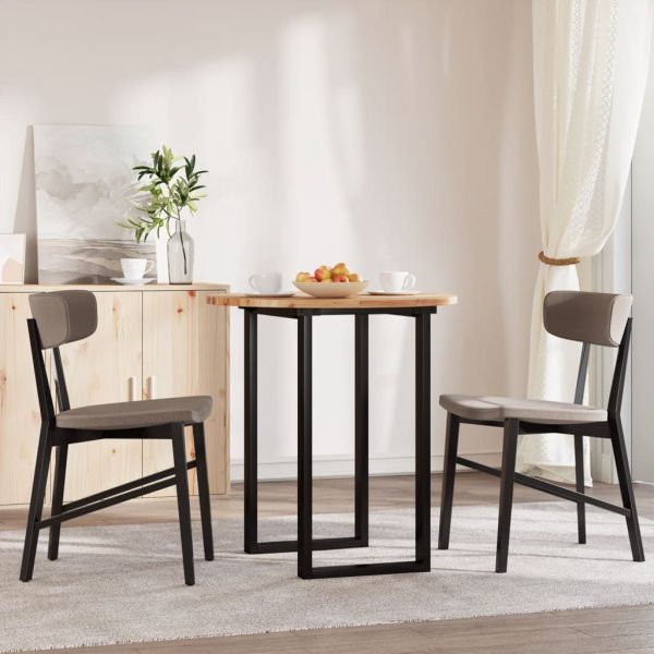 Плот за маса, кръгъл, Ø70x2 см, акациево дърво масив