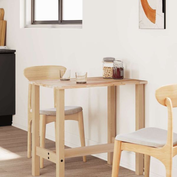 Плот за маса, правоъгълен, 80x60x2 см, акация масив