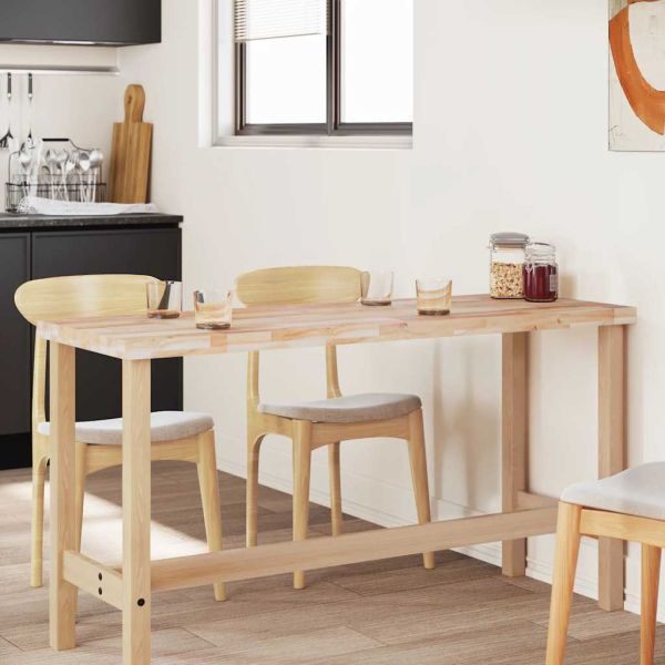 Плот за маса, правоъгълен, 160x50x4 см, акация масив