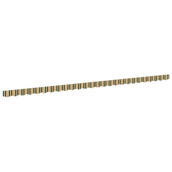 Сенник Валанс Зелен и жълт 580 x 20 см Платно