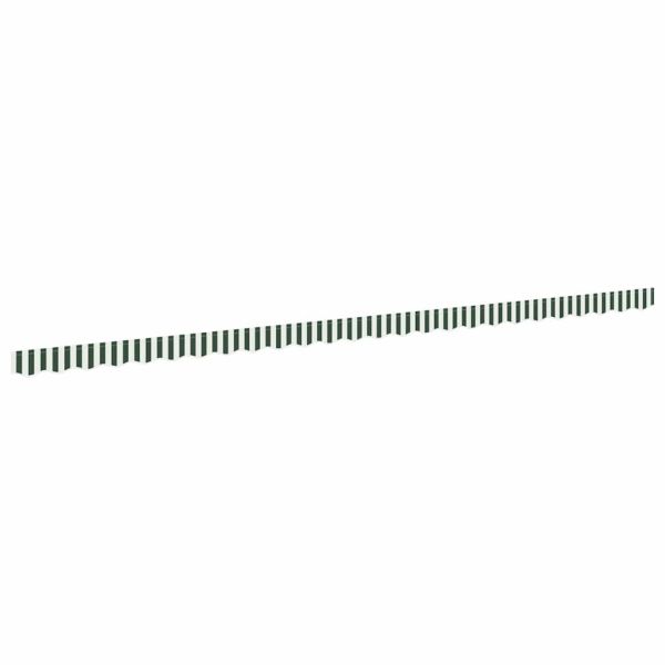 Сенник Валанс Зелен и бял 580 x 20 см Платно