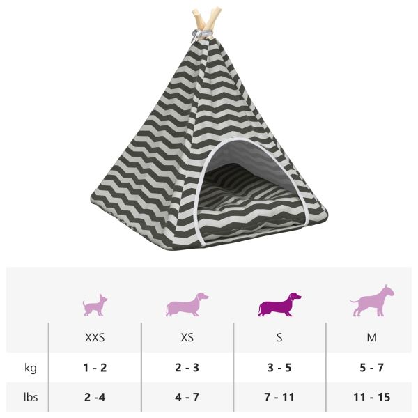 Домашен тенти за животни с възглавница 60 x 60 x 70 cm