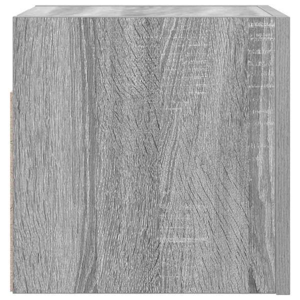 Стенни ТВ шкафове, 2 бр, сив сонома, 30,5x30x30 см