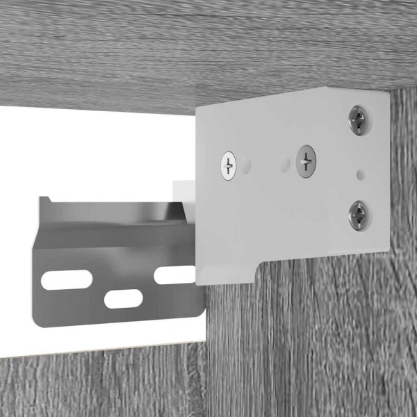 Стенни ТВ шкафове, 2 бр, сив сонома, 30,5x30x30 см