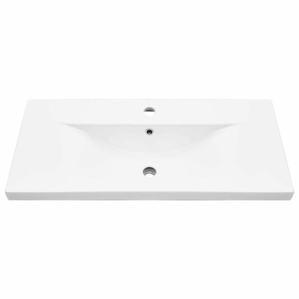 Шкаф за мивка в баня 2 pcs Старо дърво 80 x 38,5 x 48 cm