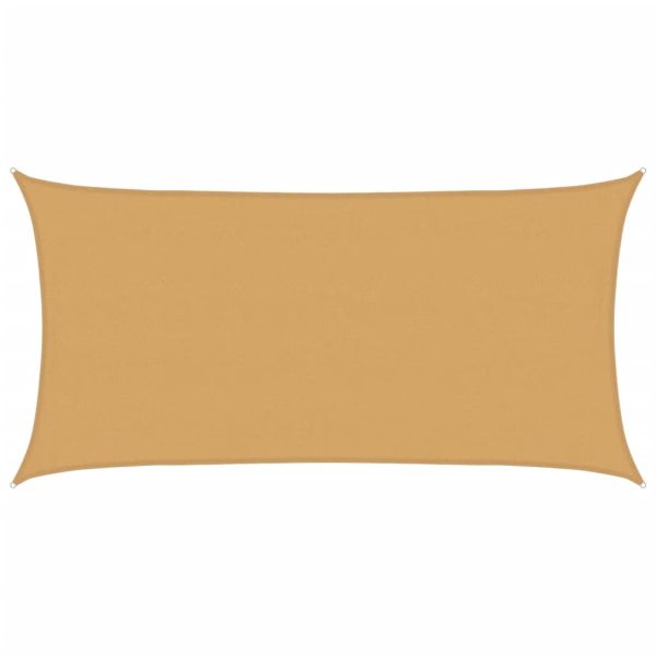 Платно-сенник, 160 г/м², правоъгълно, пясъчно, 4x7 м, HDPE