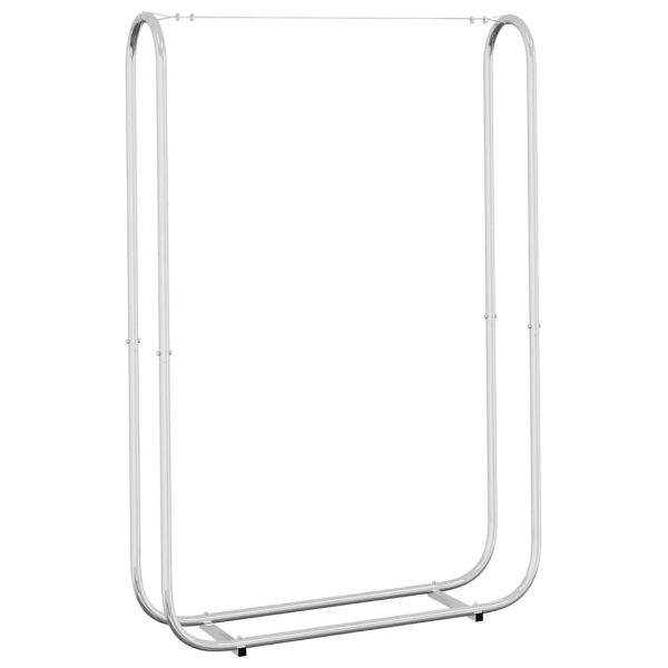 Стойка за дърва за огрев 100x25x150 cm Поцинкована стомана