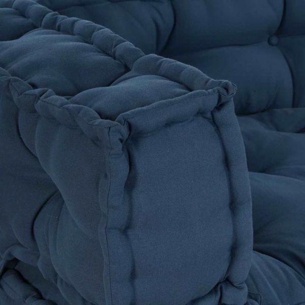 Кушон за палетен диван 3 pcs Индийски 120 x 80 x 38 см Текстил