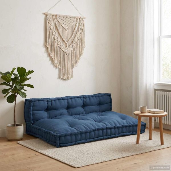 Кушон за палетен диван 2 pcs Индийски 120 x 80 x 38 см Текстил