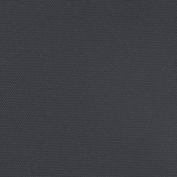 Прибираща се странична тента, черна, 200х600 см