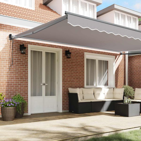 Сенник Светлосиво 500 x 300 x 165 см Полиестер и метал