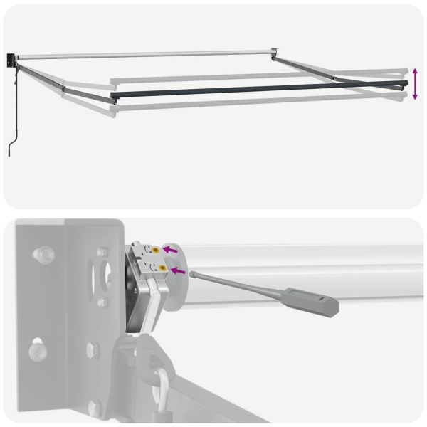 Сенник Светлосиво 500 x 300 x 165 см Полиестер и метал