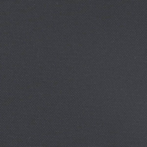 Прибираща се странична тента, черна, 200x1000 см