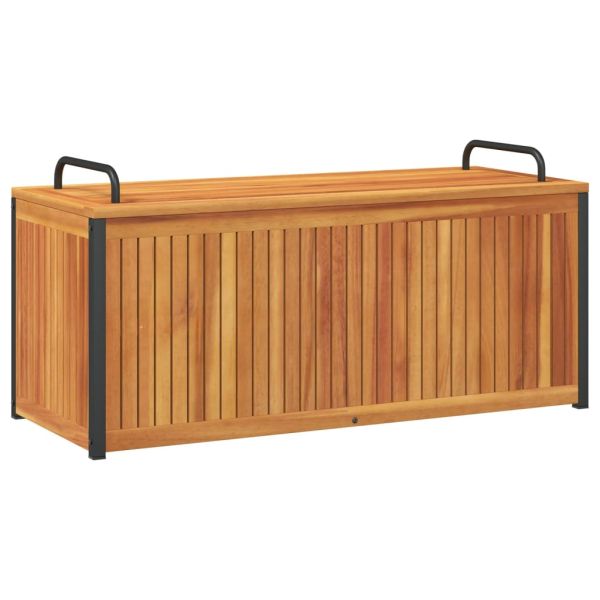 Външна кутия за възглавници 110x45x42/53см акация масив стомана