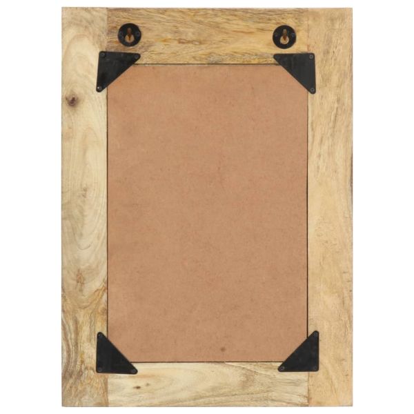 Ръчно декориранo огледало, 40x55 см, мангово дърво масив