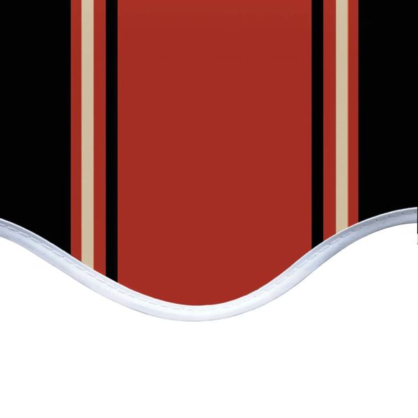 Резервно платнище за тенти, оранжево и кафяво, 4,5x3,5 м