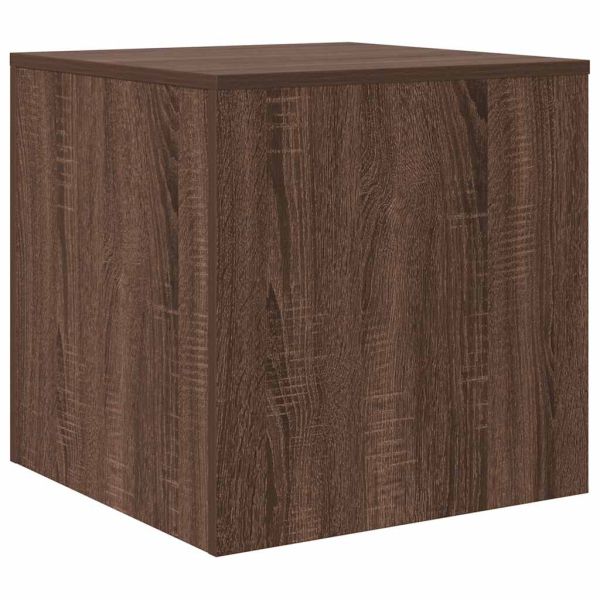 Стифиращи маси, 3 бр, кафяв дъб, инженерно дърво