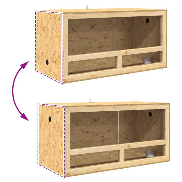 Терариум Кафяво 40 x 40 x 40 cm ОСБ