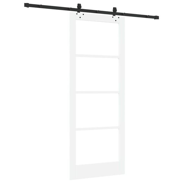 Преплъзваща се врата ORKDAL Бял и черен 83 х 211 см