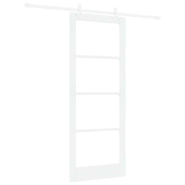 Преплъзваща се врата Бяло 83 х 211 см