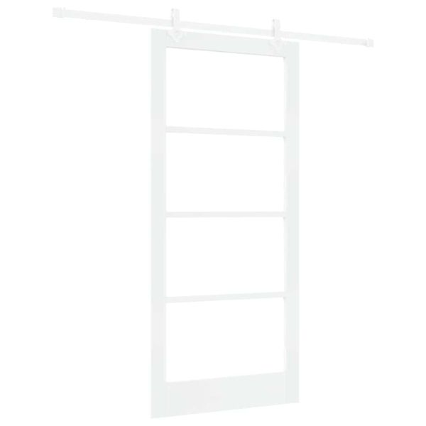 Преплъзваща се врата Бяло 93 x 202 см
