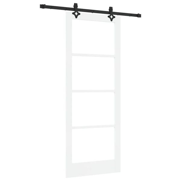 Преплъзваща се врата Бяло 83 х 211 см