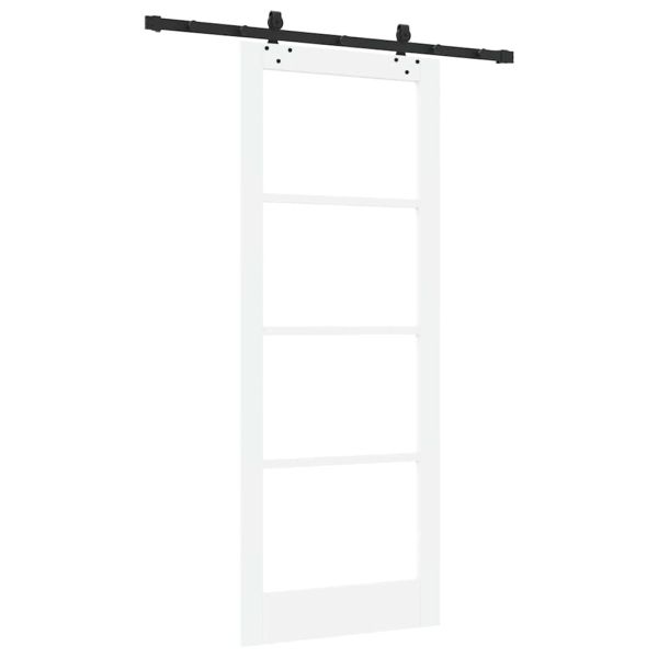 Преплъзваща се врата Бяло 83 х 211 см