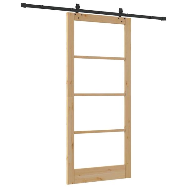 Преплъзваща се врата Естествен 93 x 211 см