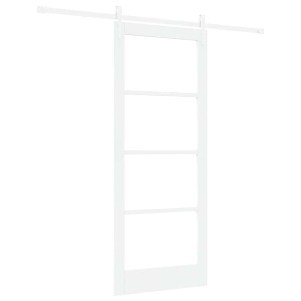 Преплъзваща се врата Бяло 83 x 202 см