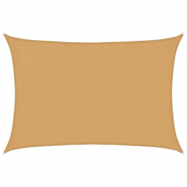Платно-сенник, 160 г/м², правоъгълно, пясъчно, 2x2,5 м, HDPE