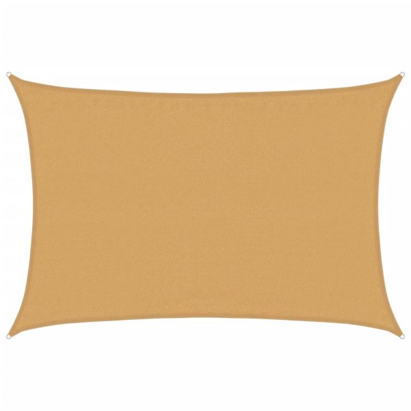 Платно-сенник, 160 г/м², правоъгълно, пясъчно, 3,5x5 м, HDPE