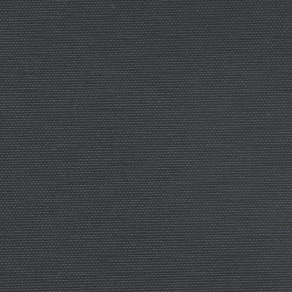 Прибираща се странична тента, черна, 220x600 см