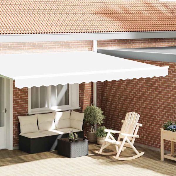 Сенник Валанс Бяло 430 x 20 см Платно