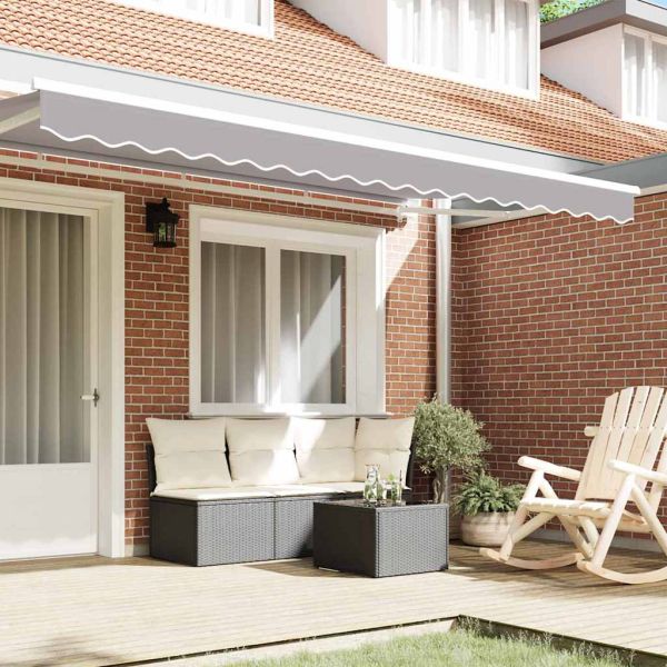 Сенник Валанс Светлосиво 380 x 20 см Платно