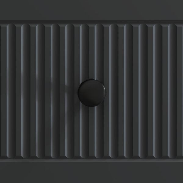 ТВ шкаф с чекмедже Черно 102 x 34,5 x 50 см Инженерна дървесина