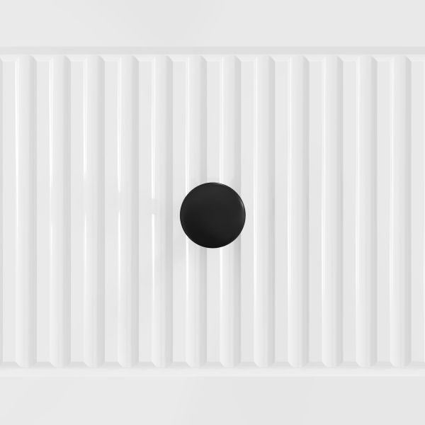 ТВ шкаф Бял гланц 102 x 34,5 x 50 см Инженерна дървесина