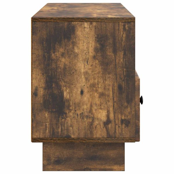 ТВ шкаф Опушен дъб 102 x 34,5 x 50 см Инженерна дървесина